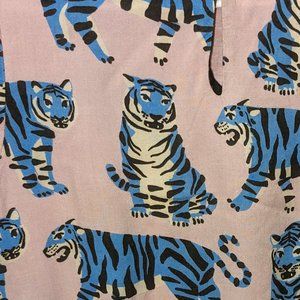 NOOWORKS Blue Tigers blouse